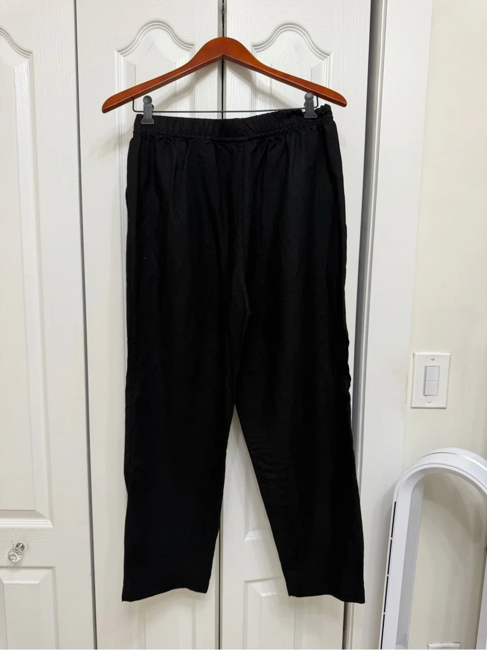 H&M Linen Blend Pull-On Pants
